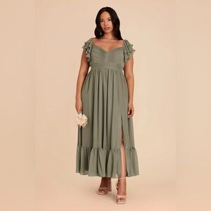 Birdy Grey Sage Michelle Chiffon Dress